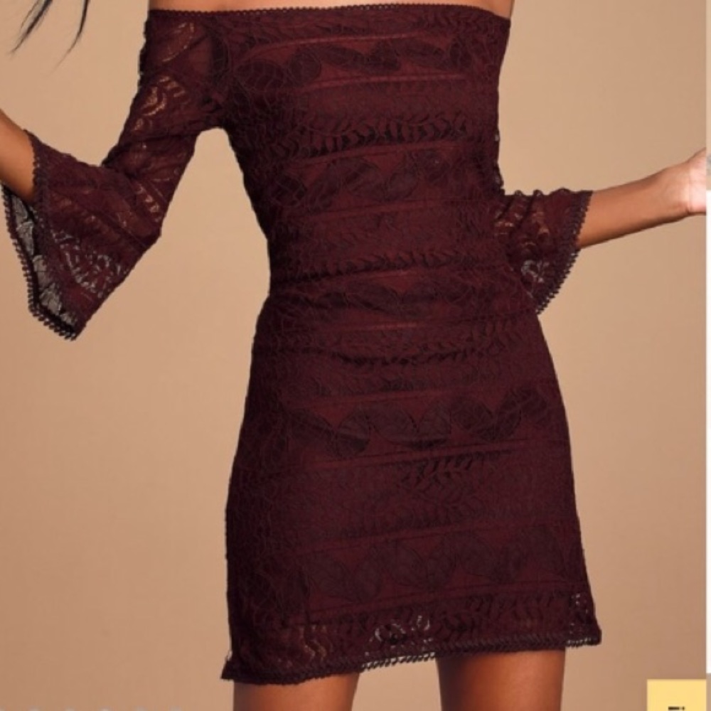 SOLD NWOT Emeline Lace Off-Shoulder Dress